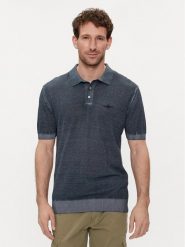 Aeronautica Militare Polo 241MA1495L496 Granatowy Regular Fit. Niebieskie koszulki polo Aeronautica Militare, l, bez wzorów, z bawełny, bez kołnierzyka, bez ramiączek. Za 269.99 zł.