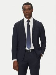 BOSS Krawat H-Tie 7,5 Cm-222 50540026 Granatowy. Niebieskie krawaty i muchy Boss, bez wzorów, z jedwabiu. Za 299.99 zł.