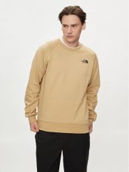 The North Face Bluza Redbox NF0A4SZ9 Beżowy Regular Fit. Brązowe bluzy The North Face, m, bez wzorów, z bawełny, bez kaptura. Za 119.99 zł.