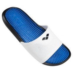 Klapki na basen Arena Marco X Grip Hook z wkładką masującą. Białe klapki Arena. Za 96.99 zł.