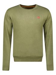 Geographical Norway Sweter w kolorze khaki rozmiar: XXL. Brązowe swetry nierozpinane Geographical Norway, xxl, bez wzorów, bez kołnierzyka, bez ramiączek. Za 144.95 zł.