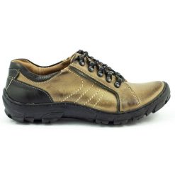 KOMODO Buty męskie trekkingowe skóra 904 wielokolorowe zielone. Zielone trekkingi bez wzorów, z jeansu, bez zapięcia. Za 367.89 zł.