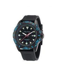 Nautica Zegarek NAPNRS404 Czarny. Czarne, analogowe zegarki Nautica. Za 499.99 zł.