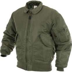 Mil-Tec Mil-Tec Kurtka Bomberka Basic CWU Olive 3XL. Zielone kurtki Mil-Tec, m, bez wzorów, bez kaptura. Za 184.95 zł.