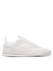 Calvin Klein Sneakersy Low Pro Runner Mix Mat HM0HM02208 Biały. Białe buty sportowe casual CALVIN KLEIN, bez wzorów, ze skóry, bez zapięcia. Za 489.99 zł.