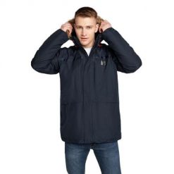 Kurtka przejściowa męska Helly Hansen Coastal 2. Niebieskie kurtki Helly Hansen, m, bez wzorów, z materiału, bez kaptura. Za 1,294.05 zł.
