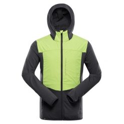 Bluza męska trekkingowa z kapturem Alpine Pro Zoll. Zielone bluzy z kapturem Alpine Pro, m, bez wzorów, z kapturem. W wyprzedaży za 349.00 zł.