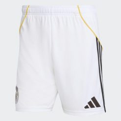 Spodenki piłkarskie ADIDAS Real Madryt 25/26 Domowe. Krótkie spodenki sportowe Adidas, xl, z aplikacjami, z materiału. Za 129.98 zł.