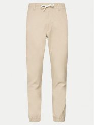 S.Oliver Spodnie materiałowe 2143826 Beżowy Slim Fit. Brązowe spodnie materiałowe S.Oliver, m, bez wzorów, z bawełny. Za 179.99 zł.