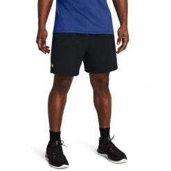 Spodenki krótkie męskie Under Armour Vanish Woven 6in Shorts. Zielone szorty Under Armour, m, bez wzorów, sportowe. Za 119.99 zł.