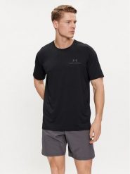 Under Armour Koszulka techniczna Ua Rush Energy Ss 1383973-001 Czarny Loose Fit. Czarne t-shirty sportowe Under Armour, bez wzorów, z syntetyku, bez ramiączek, na fitness i siłownię. Za 119.99 zł.