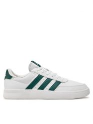 Adidas Sneakersy Breaknet 2.0 IG6885 Biały. Białe buty sportowe casual Adidas, bez wzorów, ze skóry, bez zapięcia. Za 219.99 zł.