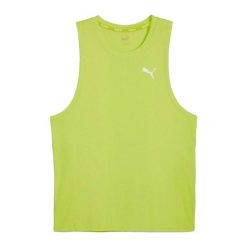 Bluzki Puma Run Favorite Singlet M Dorosłych. Zielone buty do biegania Puma, bez wzorów, bez zapięcia, na fitness i siłownię. Za 96.80 zł.