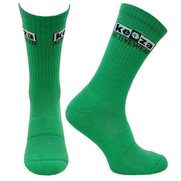 Skarpety sportowe Keeza. Zielone skarpetki sportowe KEEZA, bez wzorów. Za 16.00 zł.