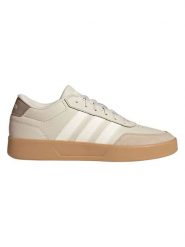 Adidas Skórzane sneakersy "Breaknet 3.0" w kolorze beżowym rozmiar: 43 1/3. Brązowe buty sportowe casual Adidas, bez wzorów, z materiału, bez zapięcia. Za 174.43 zł.
