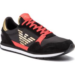 Sneakersy EMPORIO ARMANI - X4X215 XL198 A047 Black. Buty sportowe casual marki Emporio Armani. Za 689.00 zł.