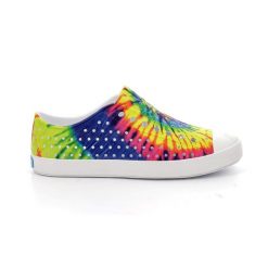 Buty Native NA-11100101 Jefferson Print. Białe buty sportowe casual Native Shoes, bez wzorów, bez zapięcia. Za 149.99 zł.