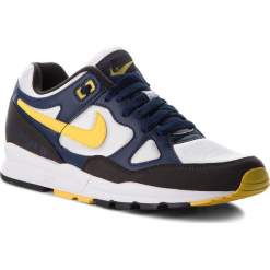 Buty NIKE - Air Span II AH8047 401 Midnight Navy/Tour Yellow. Szare buty sportowe casual marki Nike, z materiału. W wyprzedaży za 319.00 zł.