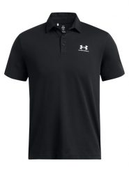 Under Armour Koszulka polo "Icon" w kolorze czarnym rozmiar: L. Czarne koszulki polo Under Armour, l, bez wzorów, bez kołnierzyka, bez ramiączek. Za 143.56 zł.