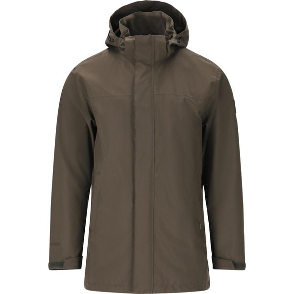 Kurtka wodoodporna Whistler Marico W-PRO 10000. Czarne kurtki WHISTLER, bez wzorów, bez kaptura. W wyprzedaży za 288.50 zł.