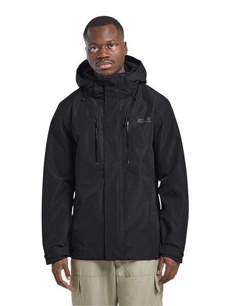 Jack Wolfskin Kurtka funkcyjna "Jasper" w kolorze czarnym rozmiar: L. Czarne kurtki outdoor i hardshell Jack Wolfskin, l, bez wzorów, z materiału, bez kaptura. Za 633.92 zł.