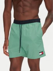 Tommy Hilfiger Szorty kąpielowe UM0UM03455 Zielony Slim Fit. Zielone kąpielówki Tommy Hilfiger, m, bez wzorów, z syntetyku. Za 159.99 zł.