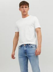 Jack & Jones Koszulka w kolorze białym rozmiar: XXL. Białe bezrękawniki Jack & Jones, xxl, bez wzorów, z bawełny, bez kołnierzyka, bez ramiączek. Za 48.62 zł.