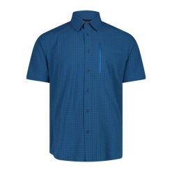Koszula męska CMP 35S7807. Niebieskie koszule CMP, m, bez wzorów, bez kołnierzyka, bez ramiączek. Za 276.00 zł.
