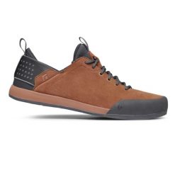 Buty do wspinaczki Black Diamond Session Suede. Brązowe buty do biegania Black Diamond, bez wzorów, z gumy, bez zapięcia, do biegania. Za 629.00 zł.