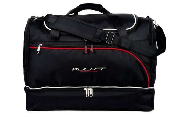 Torba sportowa KJUST SP34UK (65L). Czarne torby na ramię KJUST, bez wzorów, z materiału, na ramię, bez dodatków. Za 243.00 zł.