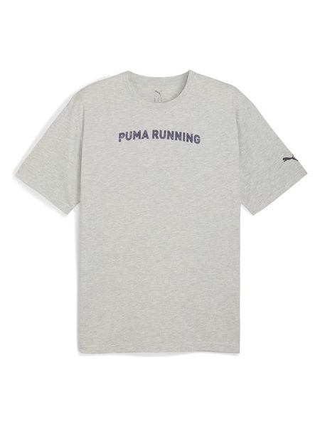 Puma Koszulka funkcyjna w kolorze szarym rozmiar: M. Szare t-shirty sportowe Puma, bez wzorów, z materiału, bez ramiączek, outdoorowe. Za 74.28 zł.