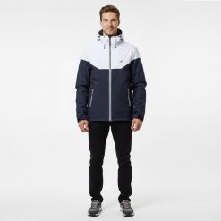 Second Life - Ciepła kurtka żeglarska męska Decathlon... - Stan Doskonały. Białe kurtki TRIBORD, m, bez wzorów, z materiału, z kapturem. Za 169.99 zł.