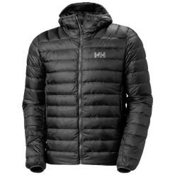 Kurtka z kapturem Helly Hansen Verglas Down 2.0. Czarne kurtki Helly Hansen, m, bez wzorów, z materiału, z kapturem. Za 1,108.10 zł.