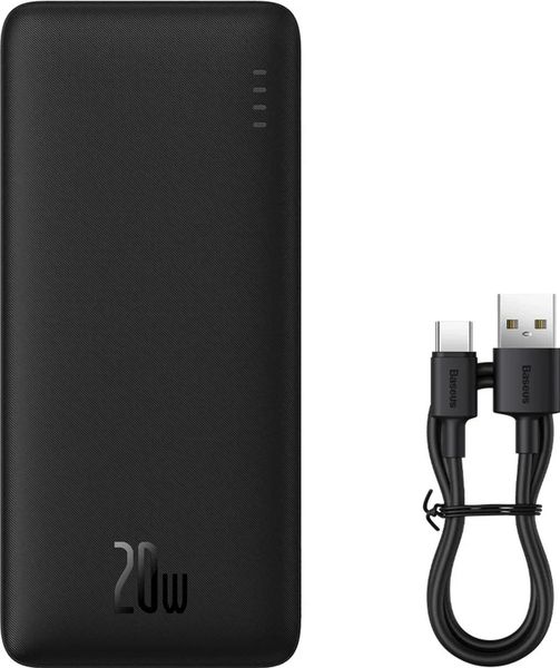 Baseus Airpow Fast Charge 20W 30000 mAh czarny. Czarne powerbanki . Za 119.90 zł.