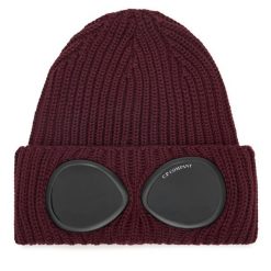 Czapka C.P. Company. Czerwone czapki zimowe C.P. Company, bez wzorów. Za 609.99 zł.