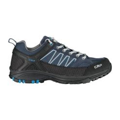 Buty trekkingowe CMP Sun. Niebieskie buty turystyczne CMP, bez wzorów, z gumy, bez zapięcia, trekkingowe. Za 309.99 zł.
