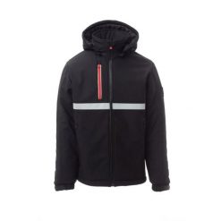 Kurtka przeciwdeszczowa z kapturem Payper Wear Wise Pad. Czarne kurtki PAYPER WEAR, m, bez wzorów, z nylonu, z kapturem. Za 466.00 zł.
