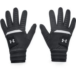 Rękawiczki golfowe Under Armour ColdGear® Infrared. Czarne rękawiczki Under Armour, bez wzorów. Za 204.50 zł.