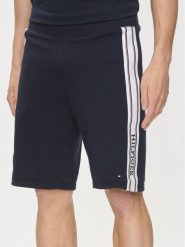 Tommy Hilfiger Szorty sportowe UM0UM03200 Granatowy Regular Fit. Niebieskie krótkie spodenki sportowe Tommy Hilfiger, m, bez wzorów, z bawełny. Za 189.99 zł.