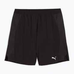 Spodenki do biegania męskie PUMA Run Velocity 7". Czarne krótkie spodenki sportowe Puma, m, bez wzorów, z materiału. Za 170.15 zł.