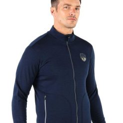 Kurtka turystyczna męska Woolona Bornova 100% Merino. Niebieskie kurtki WOOLONA, na zimę, m, bez wzorów, bez kaptura. W wyprzedaży za 540.00 zł.