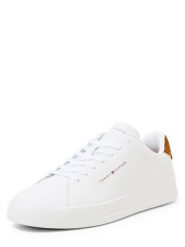 Tommy Hilfiger skórzane trampki Mężczyźni skóra biały, 42. Białe trampki Tommy Hilfiger, m, bez wzorów, bez zapięcia. Za 499.95 zł.
