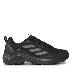 Trekkingi adidas. Czarne buty trekkingowe Adidas, bez wzorów, z gore-texu, bez zapięcia. Za 339.99 zł.