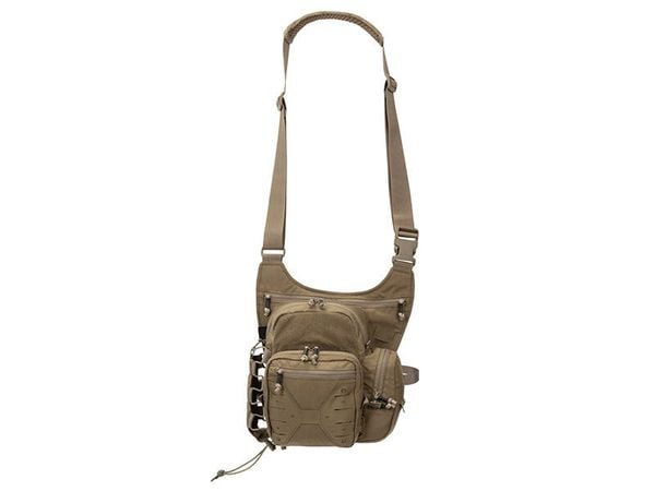 Torba na ramię EDC Side Bag. Zielone torby na ramię Helikon-Tex, bez wzorów, z materiału, na ramię, małe, bez dodatków. Za 297.99 zł.