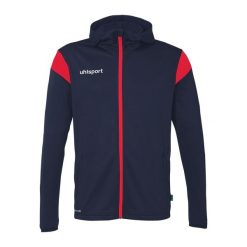 Bluza dresowa z kapturem Uhlsport Squad 27. Czerwone bluzy z kapturem Uhlsport, l, bez wzorów, z dresówki, z kapturem. Za 212.65 zł.