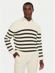 Tommy Hilfiger Sweter MW0MW36525 Beżowy Regular Fit. Brązowe swetry rozpinane Tommy Hilfiger, l, bez wzorów, z bawełny, bez kołnierzyka, bez ramiączek. Za 559.99 zł.