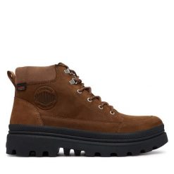 Trapery Palladium. Brązowe trapery Palladium, bez zapięcia. Za 769.99 zł.