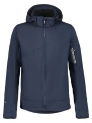 Icepeak Kurtka softshellowa "Barmstedt" w kolorze granatowym rozmiar: 54. Niebieskie kurtki outdoor i hardshell Icepeak, m, bez wzorów, bez kaptura. Za 180.06 zł.