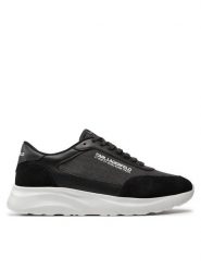 KARL LAGERFELD Sneakersy KL53619 Czarny. Czarne buty sportowe casual KARL LAGERFELD, bez wzorów, z materiału, bez zapięcia. Za 889.99 zł.