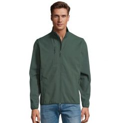Męska Kurtka Radian Soft Shell. Czerwone kurtki SOL'S, l, bez wzorów, z puchu, bez kaptura. Za 182.99 zł.